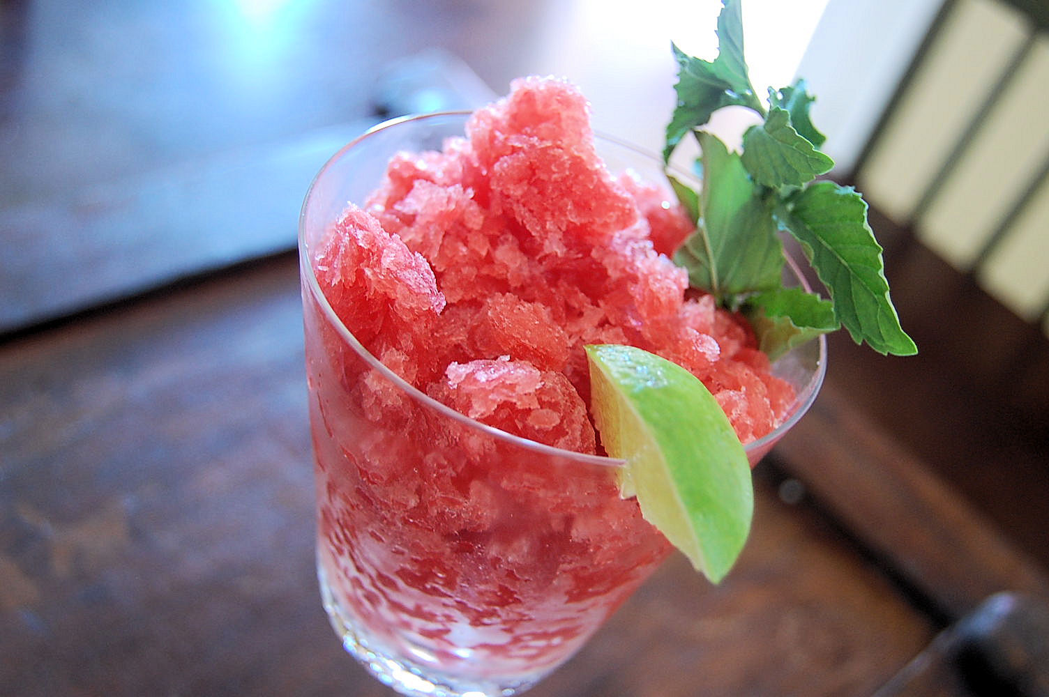 Watermelon Mint And Lime Granita Kitchen Belleicious 4716