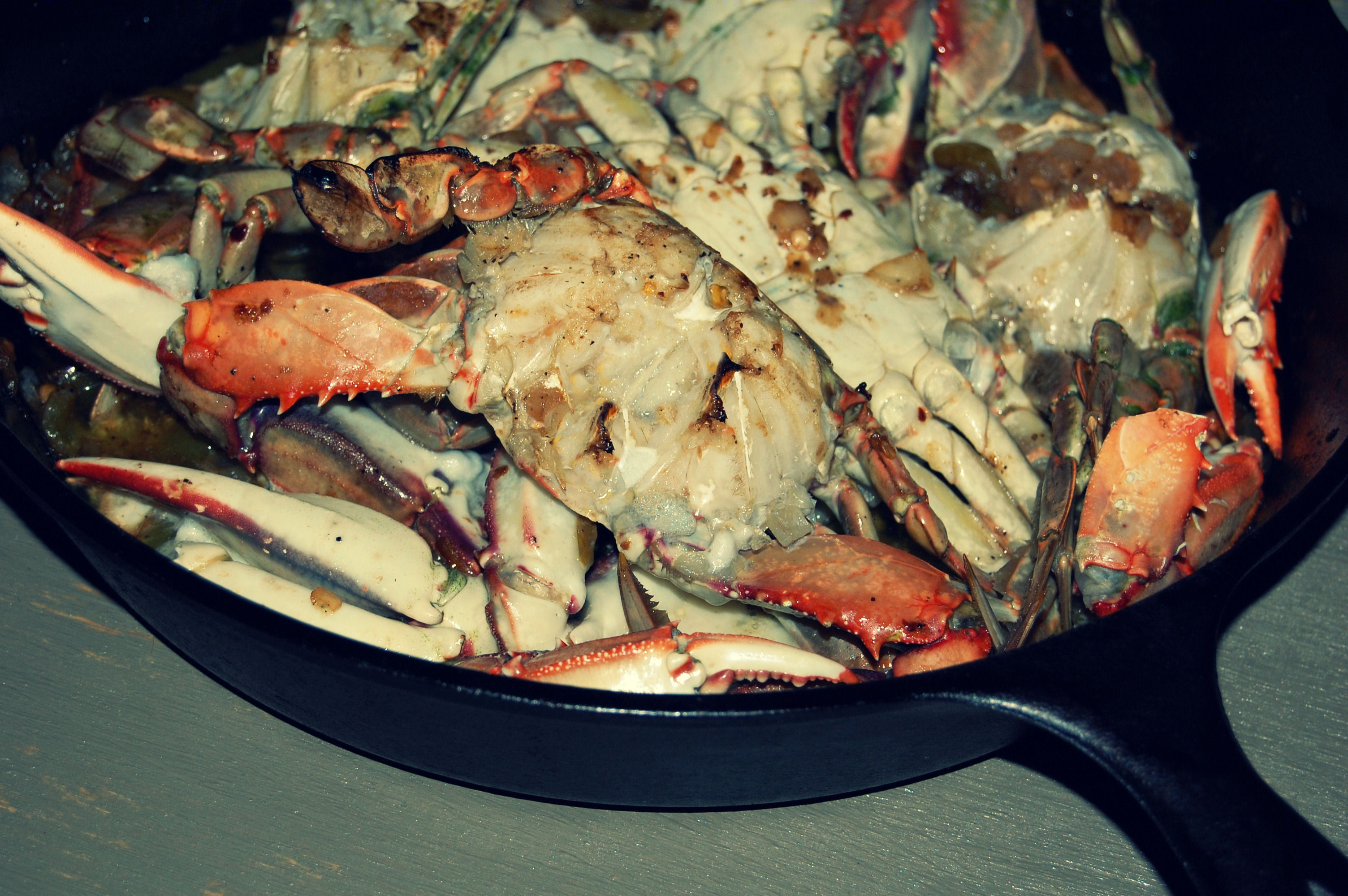 Garlicbutter Baked Blue Crabs Instagram Week Kitchen Belleicious